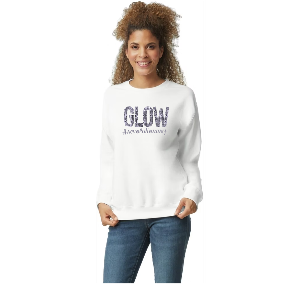 GLOW crew neck sweatshirt