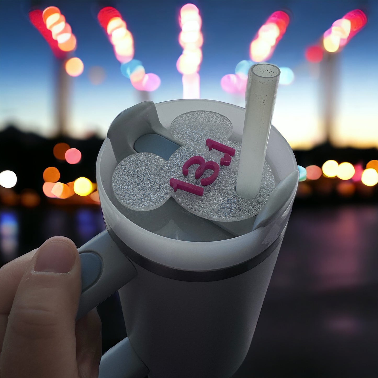 Marathon tumbler topper- princess race 13.1, 19.3, 26.2