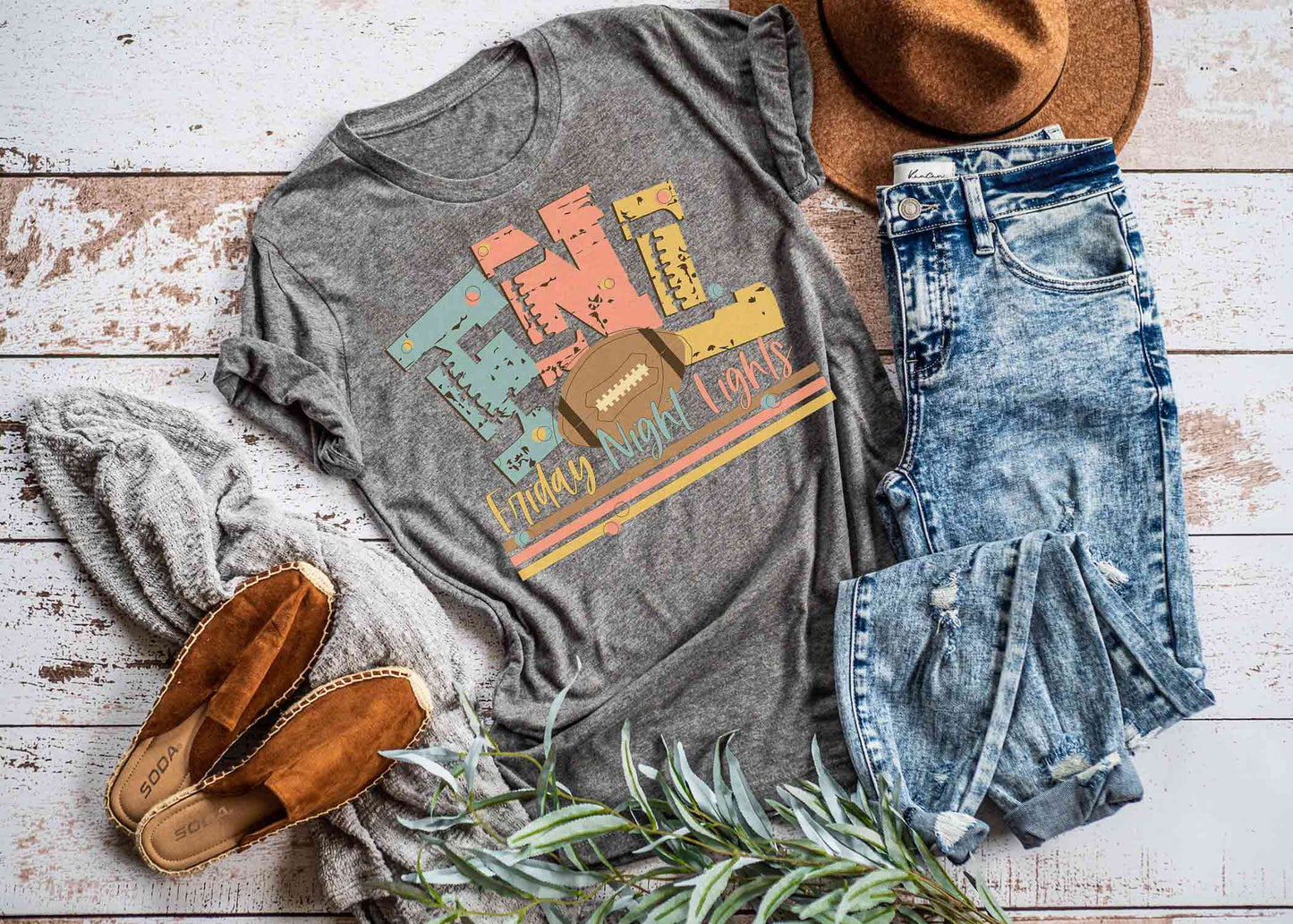 Friday night lights football tee