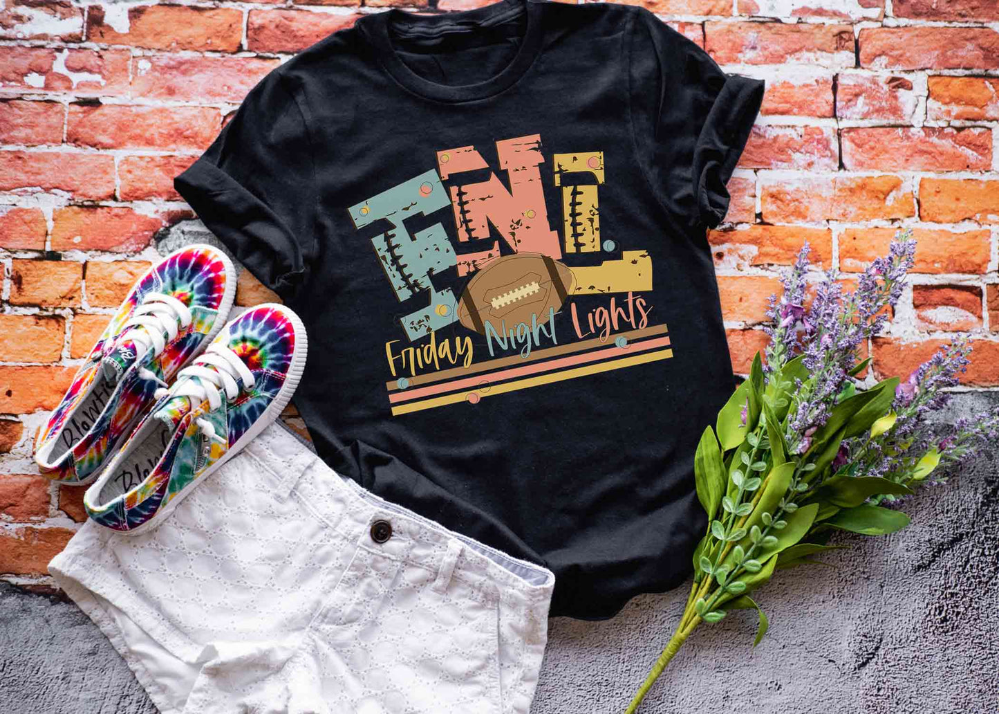 Friday night lights football tee
