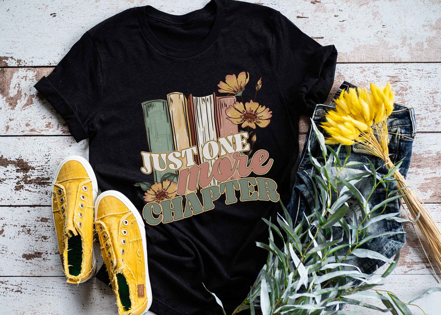 Just one more chapter-Full color tee