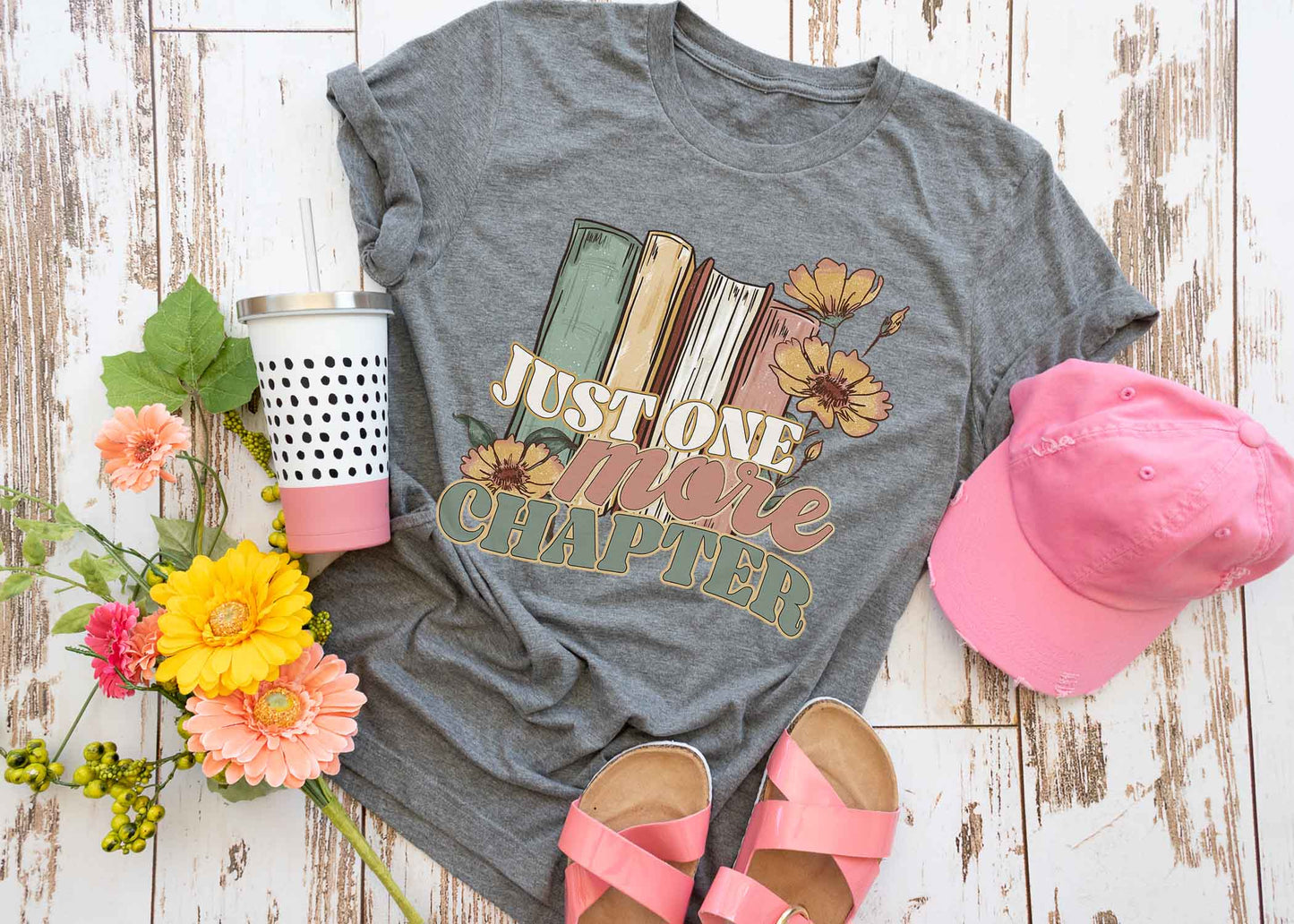 Just one more chapter-Full color tee
