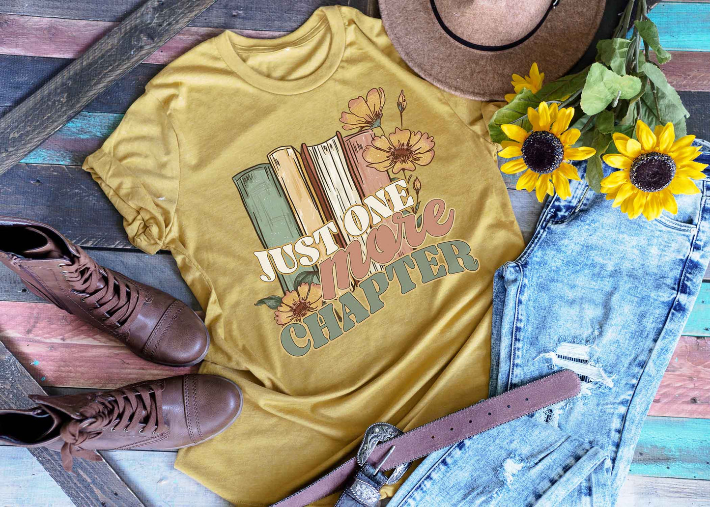 Just one more chapter-Full color tee