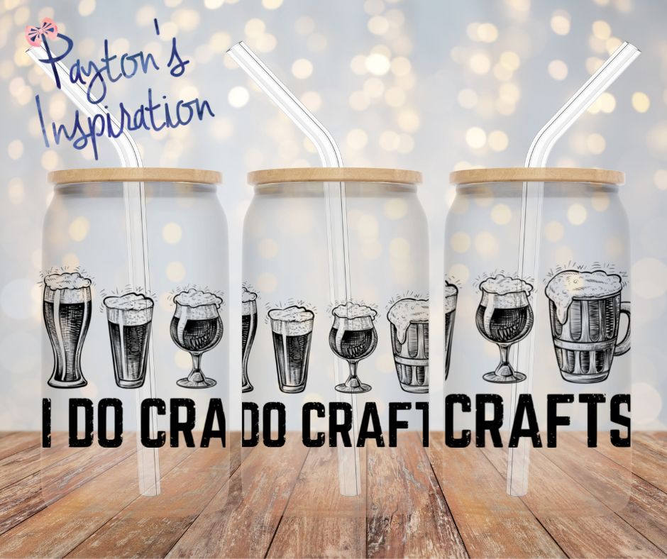 I do crafts glass can