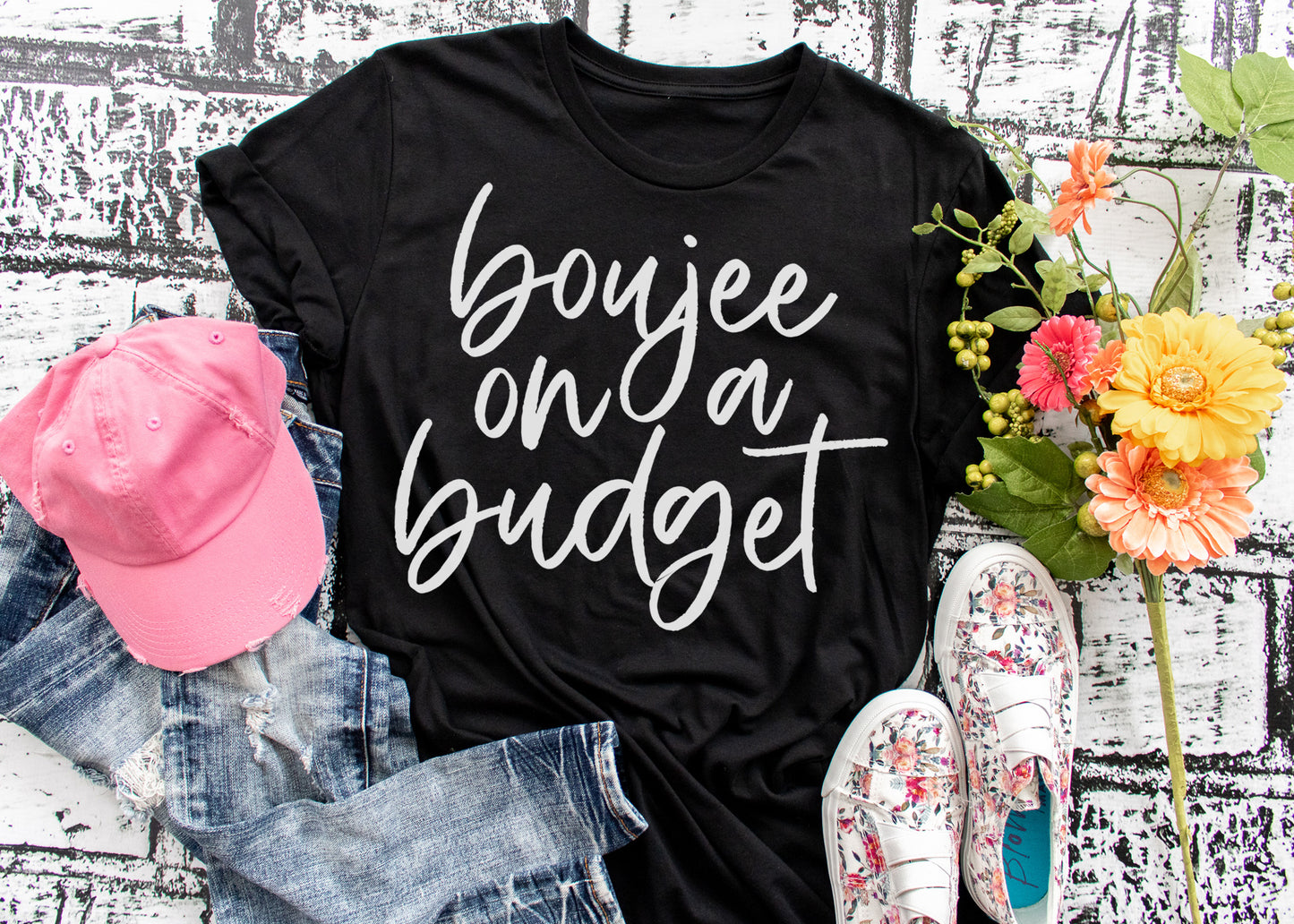Boujee on a budget tee