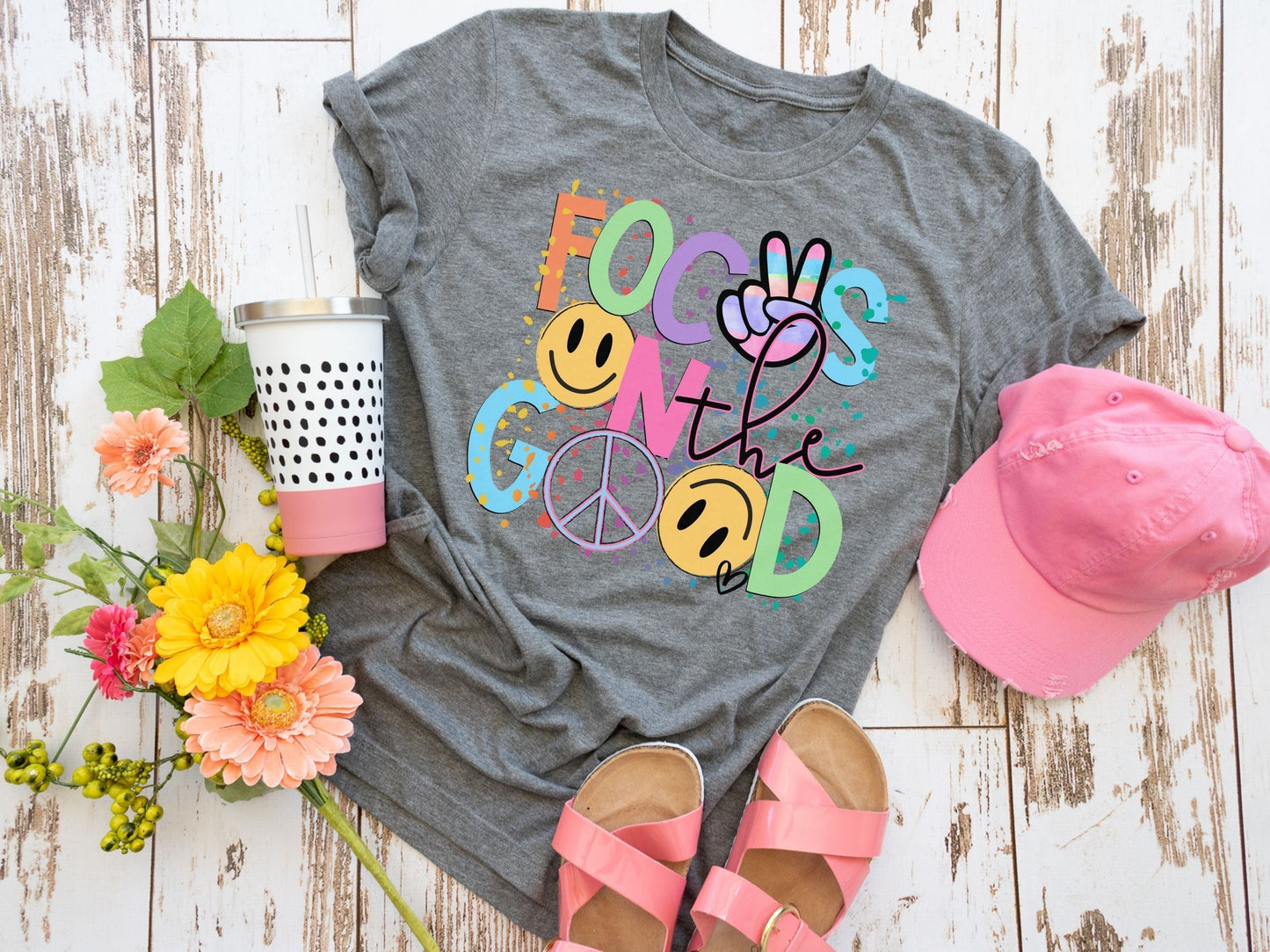 Focus on the good short sleeve tee