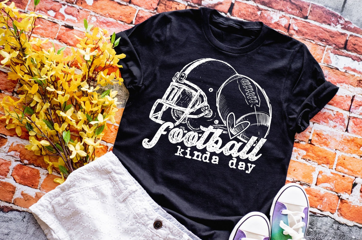 Football kinda day short sleeve tshirt