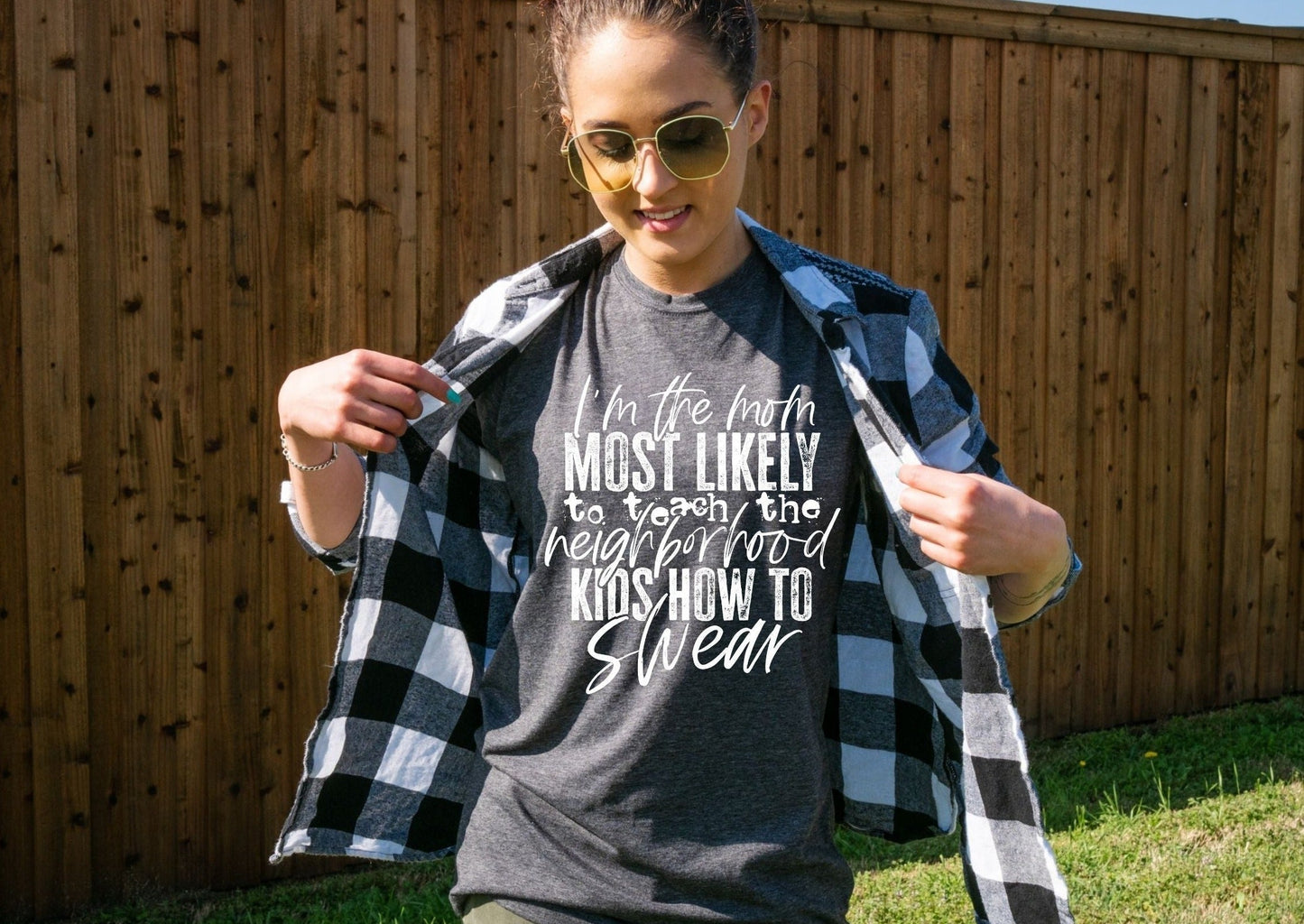 Most likely to swear Mom tshirt