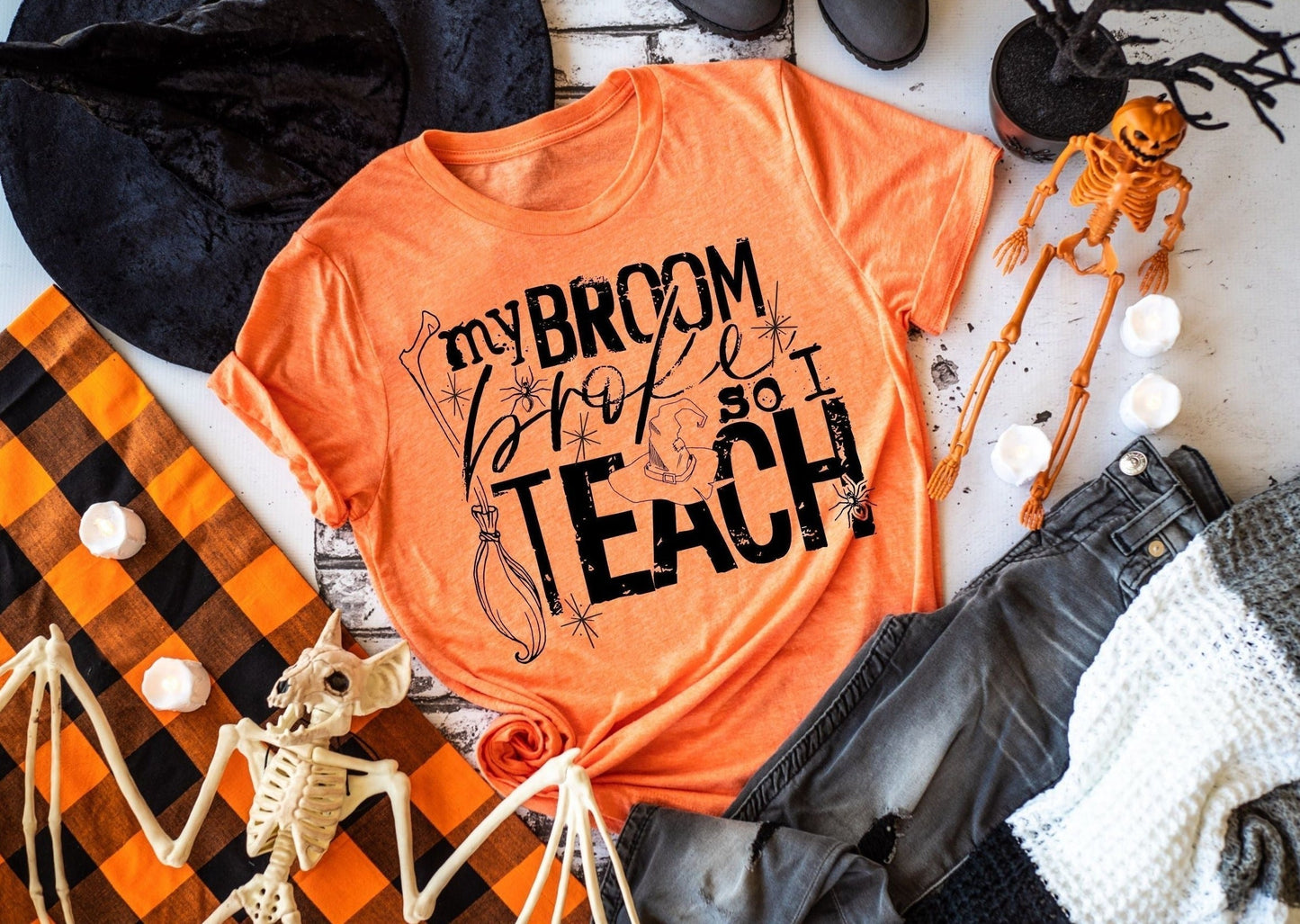 My broom broke...So I teach!