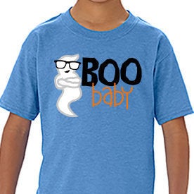 Boys halloween shirt, ghost shirt, boo baby, funny halloween tshirt, kids halloween, toddler halloween, fall festival, pumpkin patch,