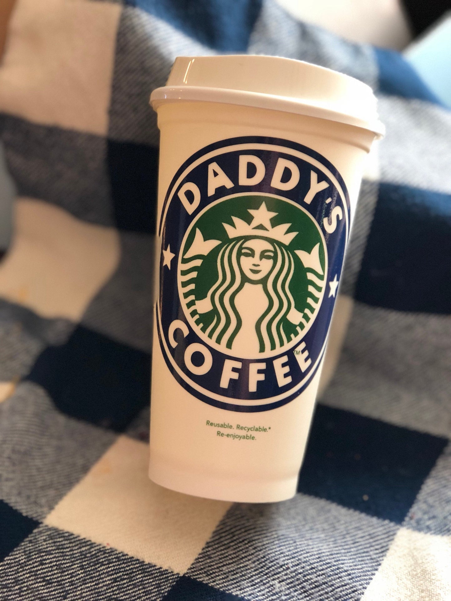 Dad cup, starbucks cup, fathers day gift, daddy gift, gift for him, personalized cup, coffee mug, grandpa gift, bonus dad, dad from daughter
