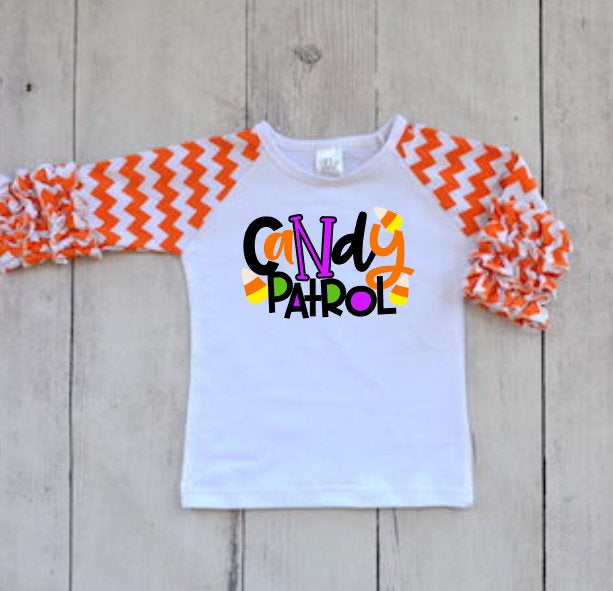 Kids halloween shirt, candy patrol, funny kids shirt, halloween tshirt, boys shirt, trick or treat, monster shirt, kids halloween tshirt,