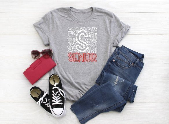 Senior shirt, class of 2019, graduation shirt, grad night tee, college grad tee, high school graduation, graduation gift, scholl spirit tee