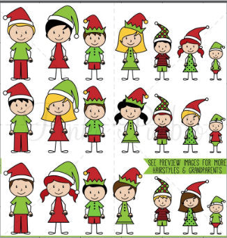 Grandparents Christmas ornament, custom grandma ornament, Stick figure family, gift for grandparents, nana gift, gift from grandkids, papa