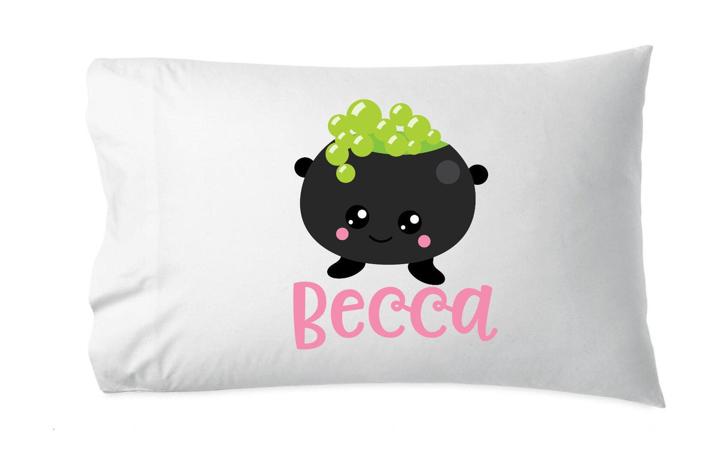 Personalized Halloween pillowcase