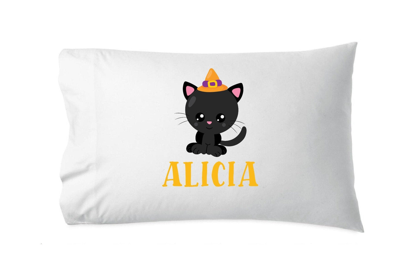 Personalized Halloween pillowcase