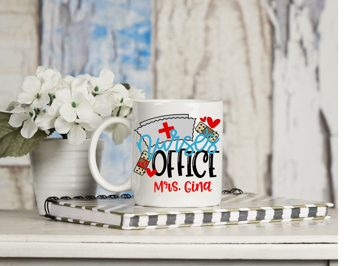 School nurse personalized mug