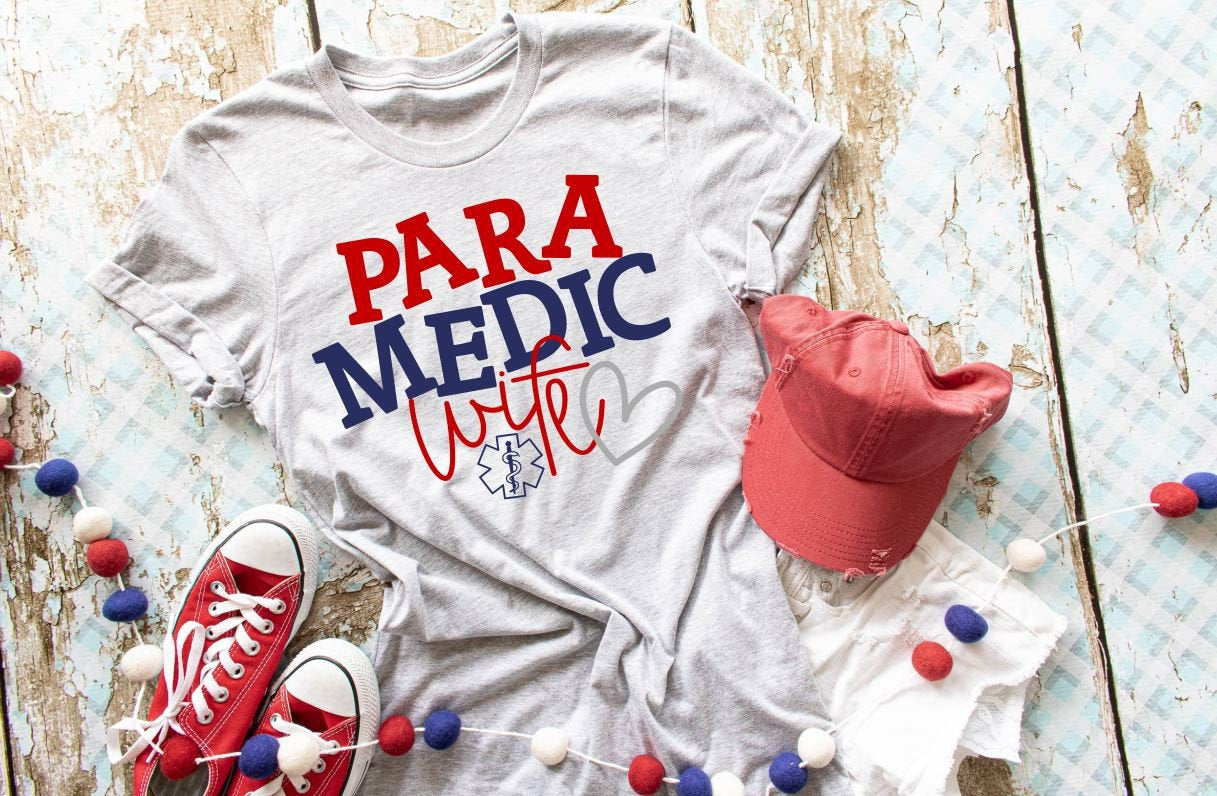 PAramedic wife shirt