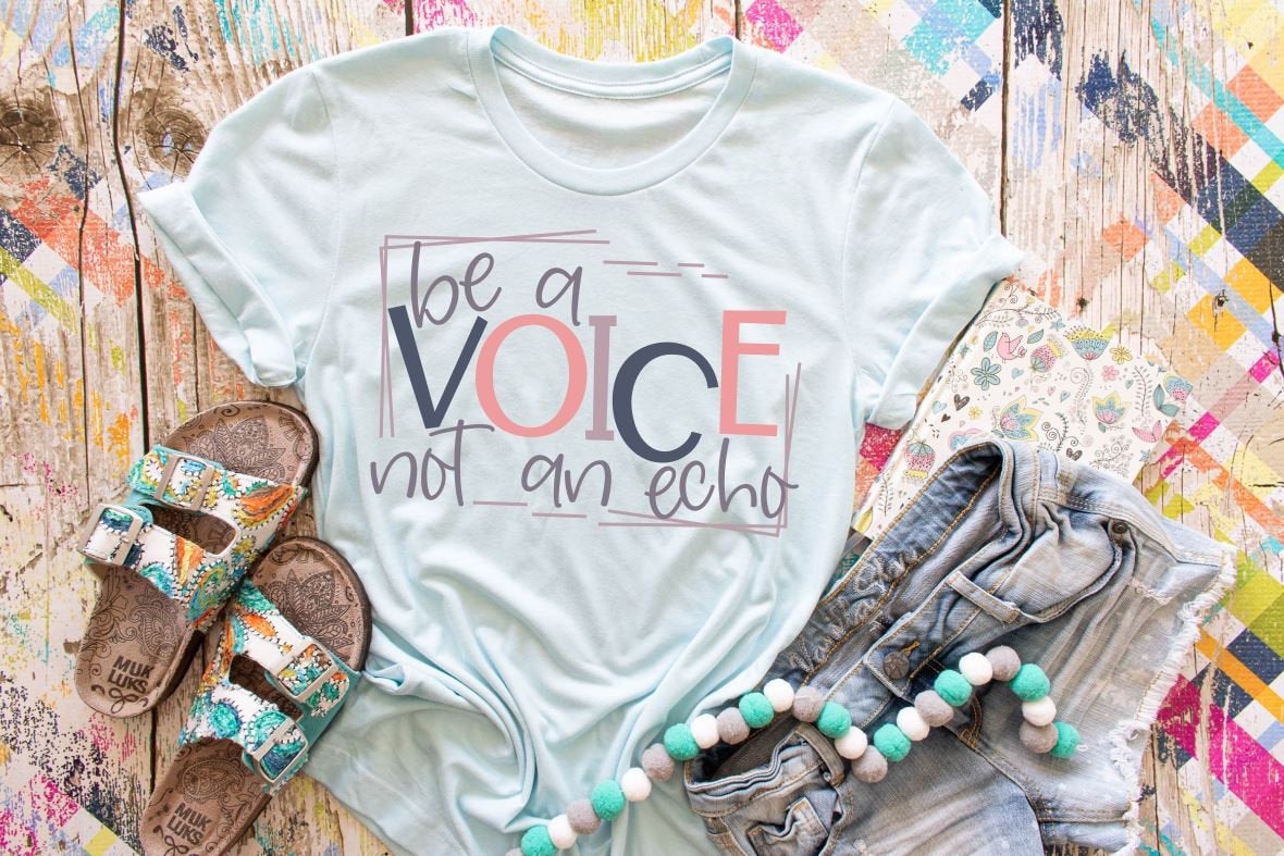 Kindness shirt, be a voice, not an echo, Stand Up, Speak Out, Protest Shirt, Anti Racism, Be the Change, motivational shirt, justice, rights