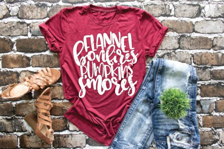 Flannel, bonfires, pumpkins, smores
