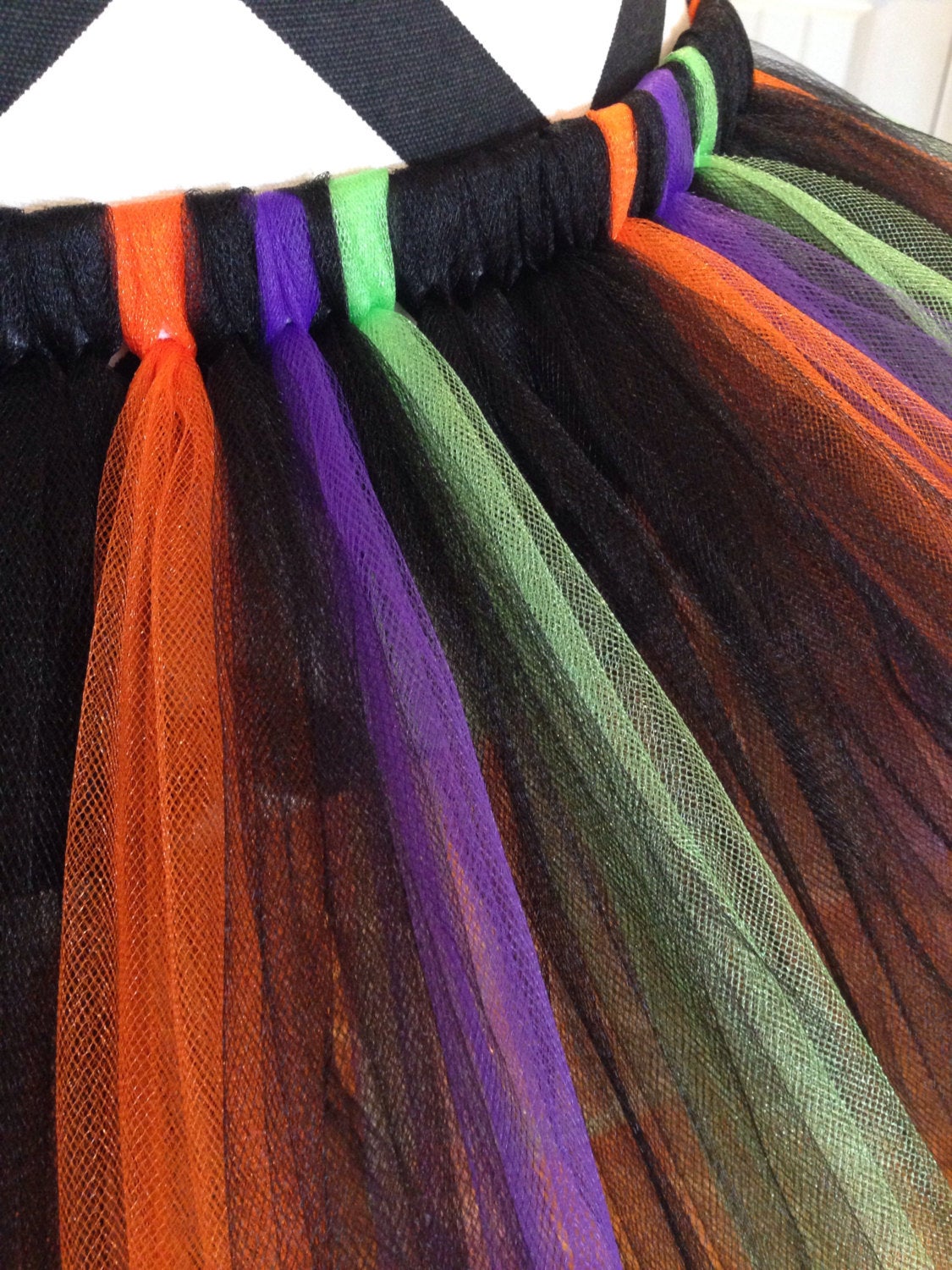 Halloween tutu, halloween costume adult tutu, black lime green orange and purple tutu, halloween running tutu, sexy halloween tutu