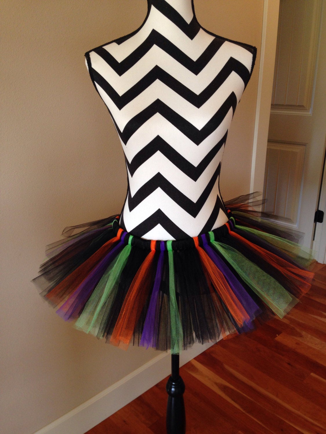 Halloween tutu, halloween costume adult tutu, black lime green orange and purple tutu, halloween running tutu, sexy halloween tutu