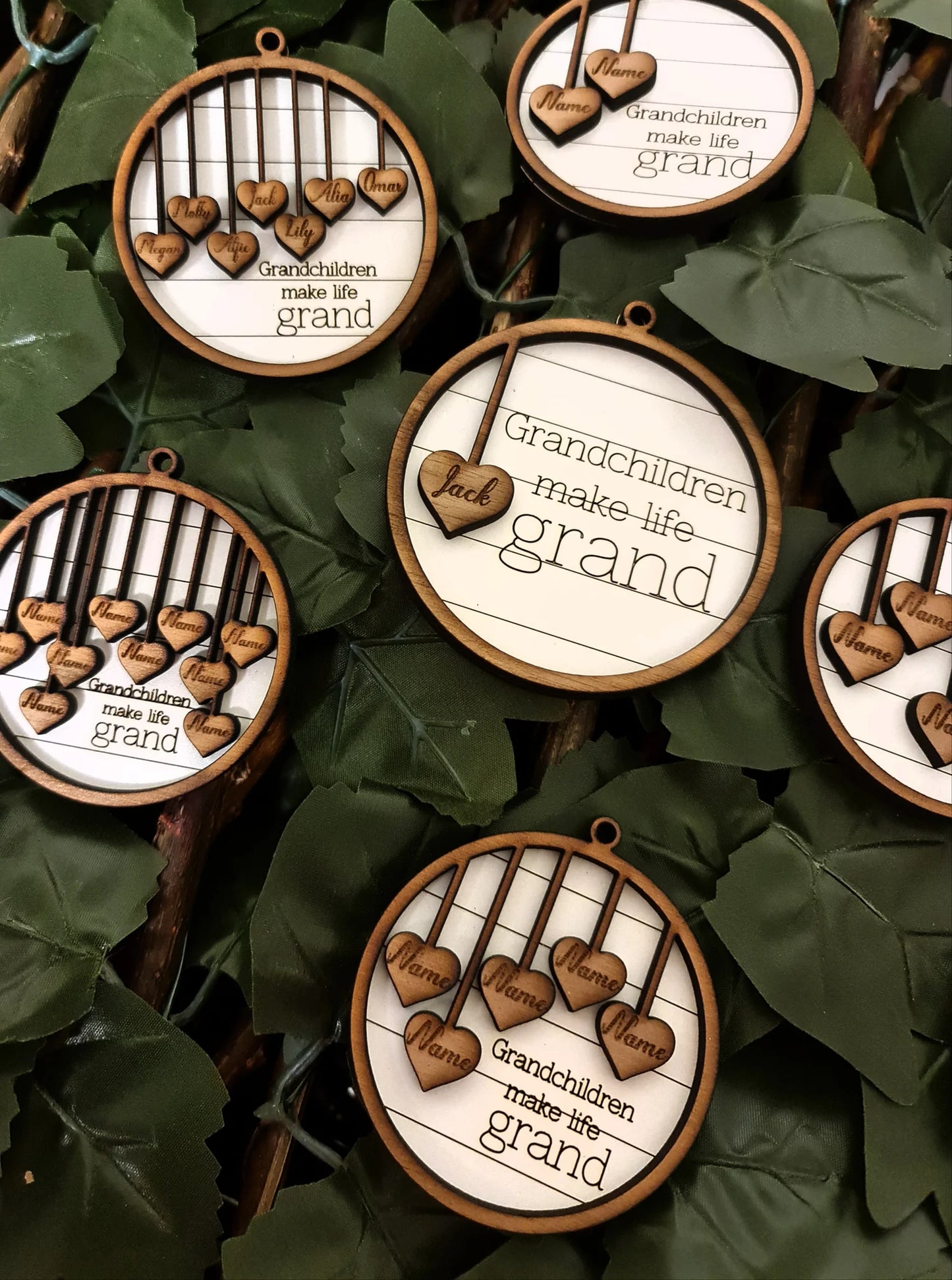 Grandchildren make life GRAND Ornament