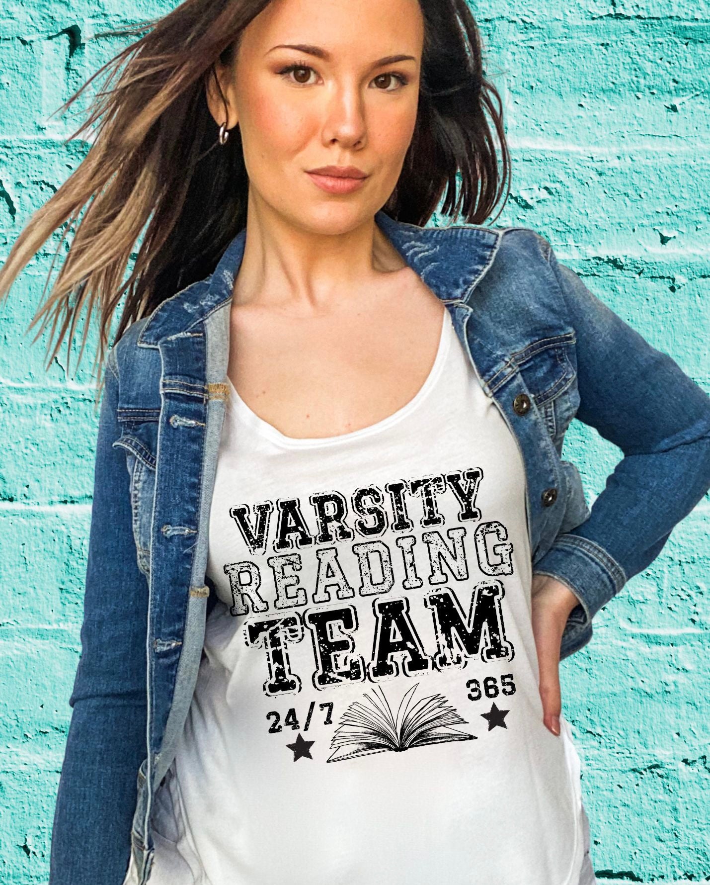Varsity reading team tee or tank