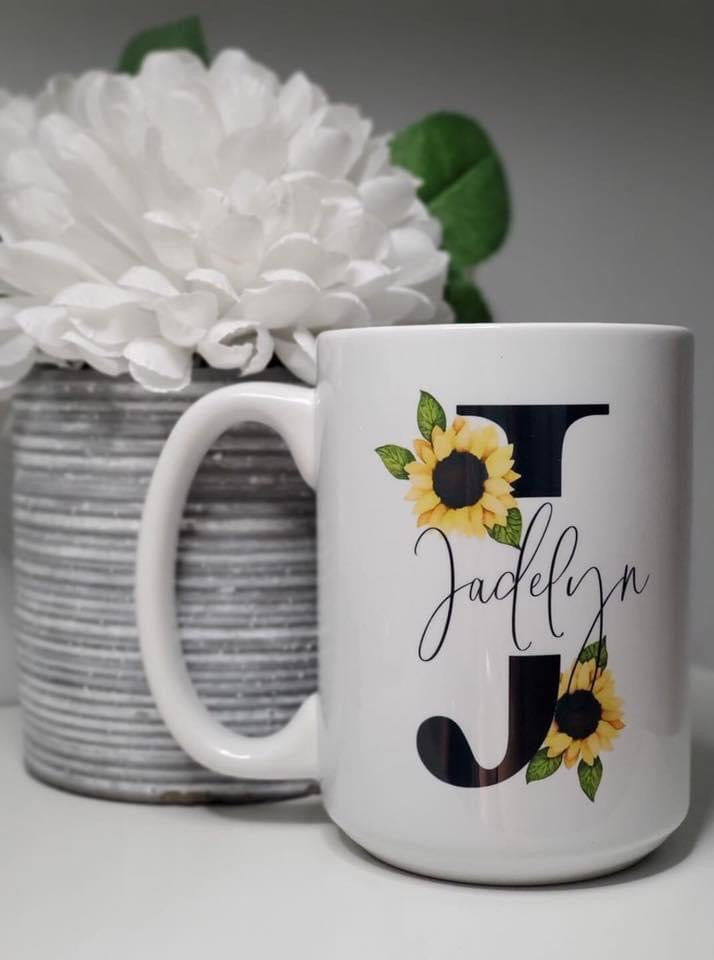 Letter/Initials Coffee mug