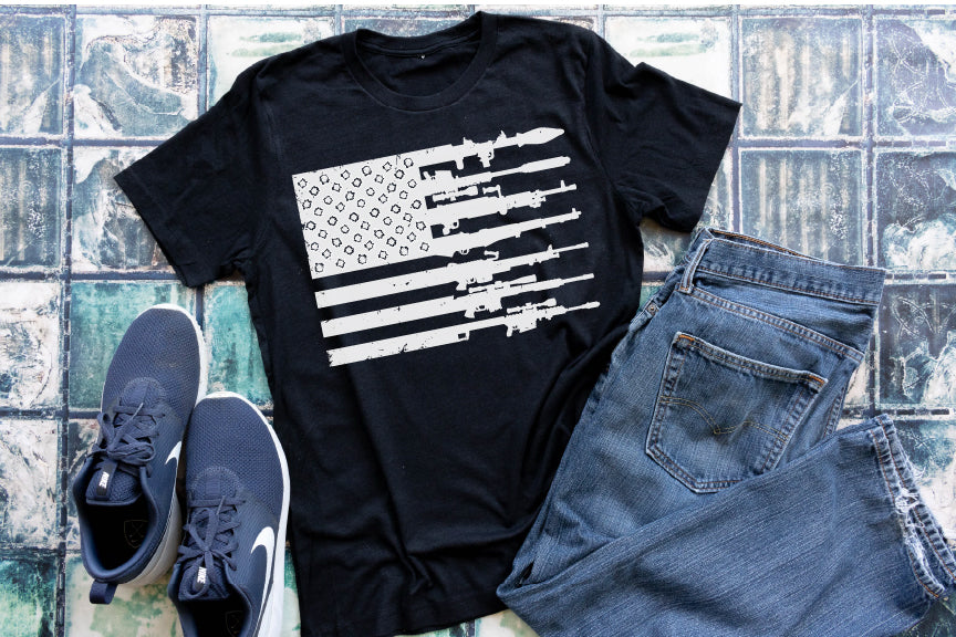 2nd Amendment tshirt-Military/USA shirt