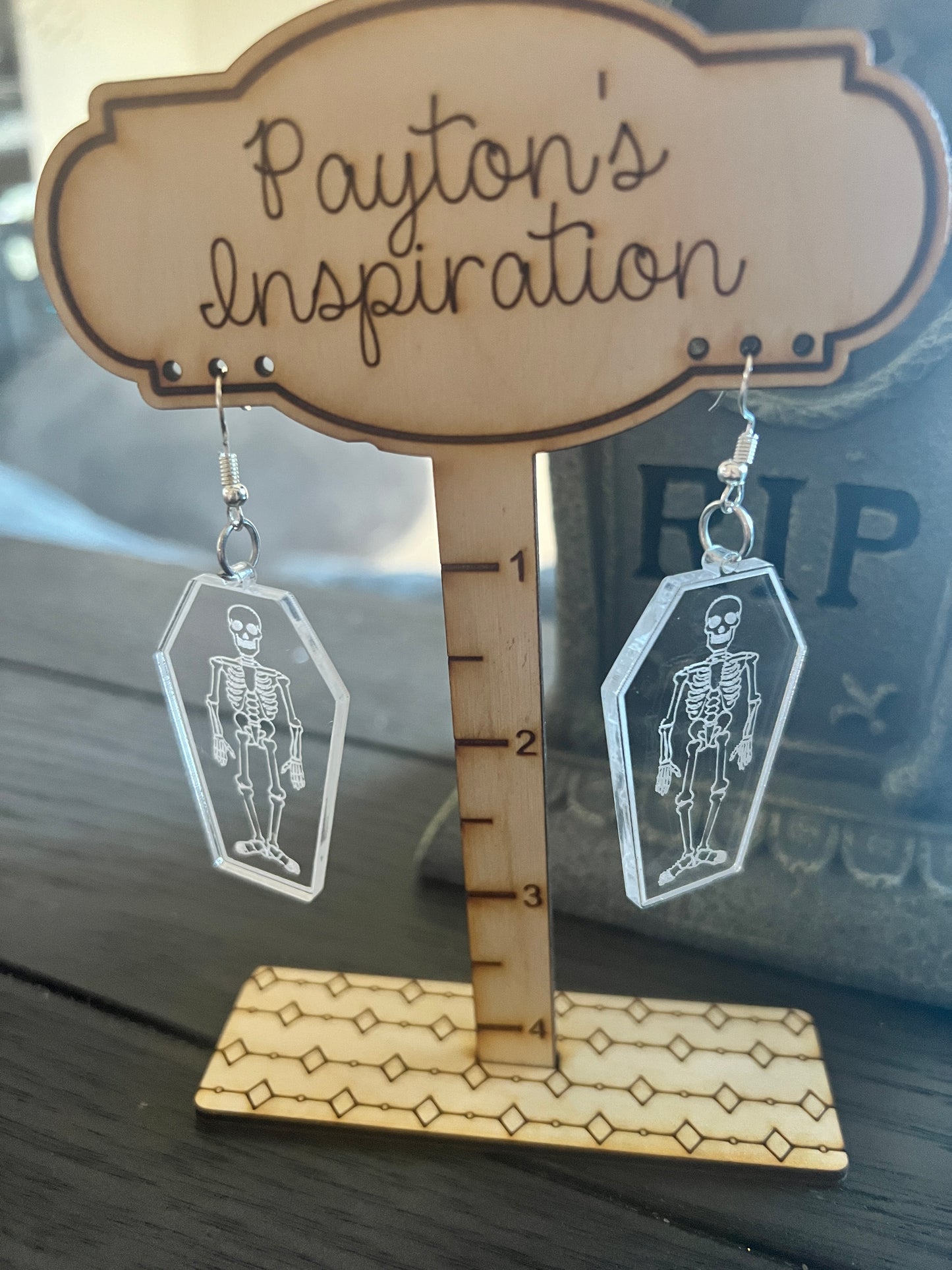 Skeleton earrings