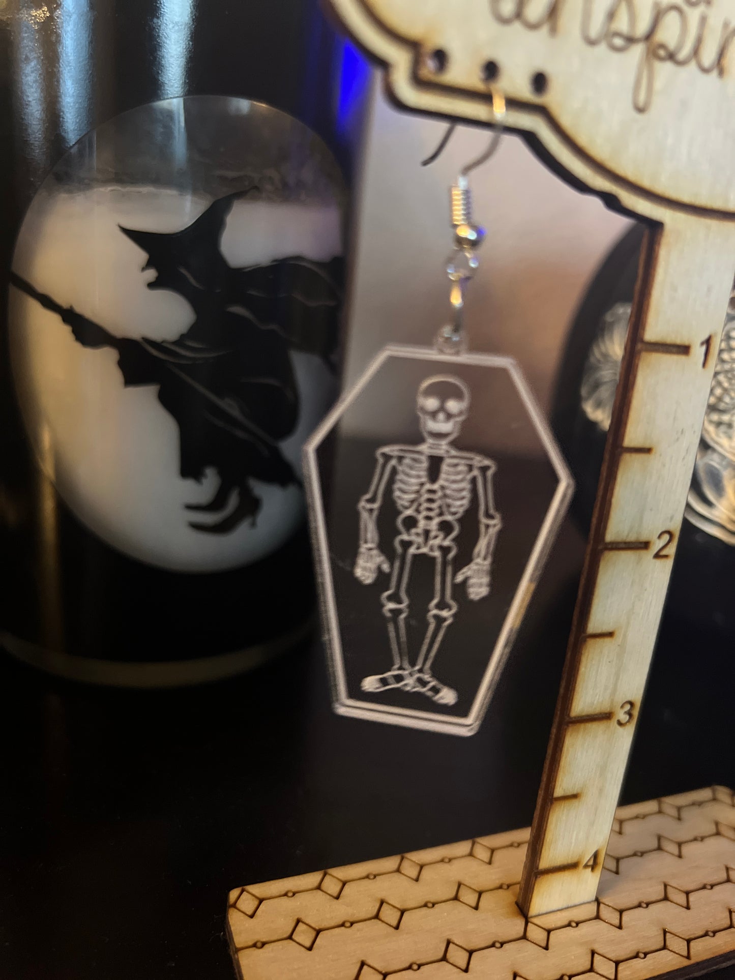 Skeleton earrings