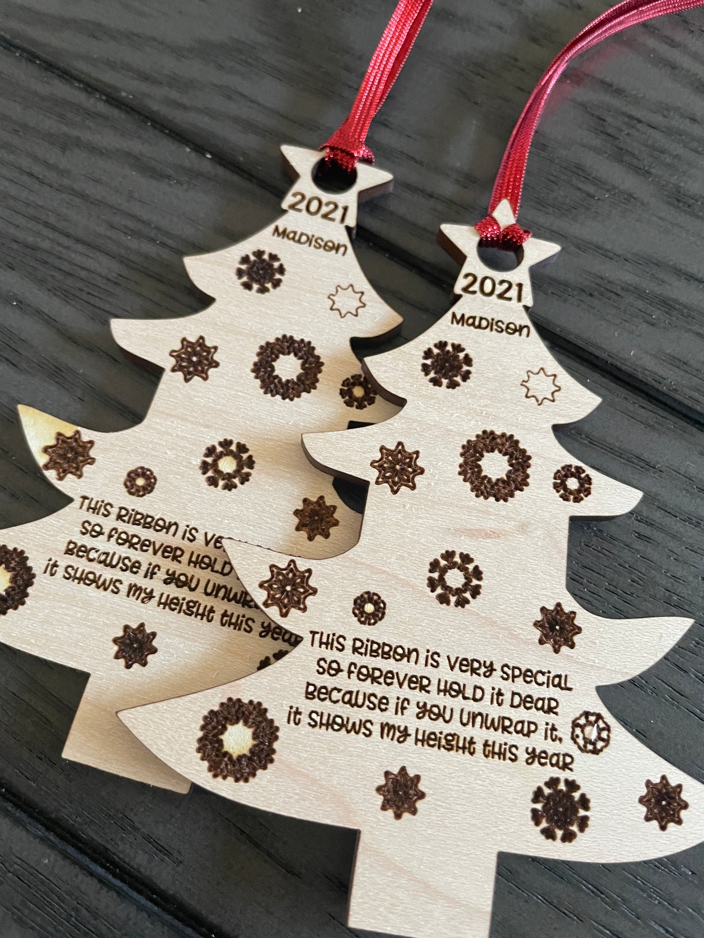 Kids height ornament