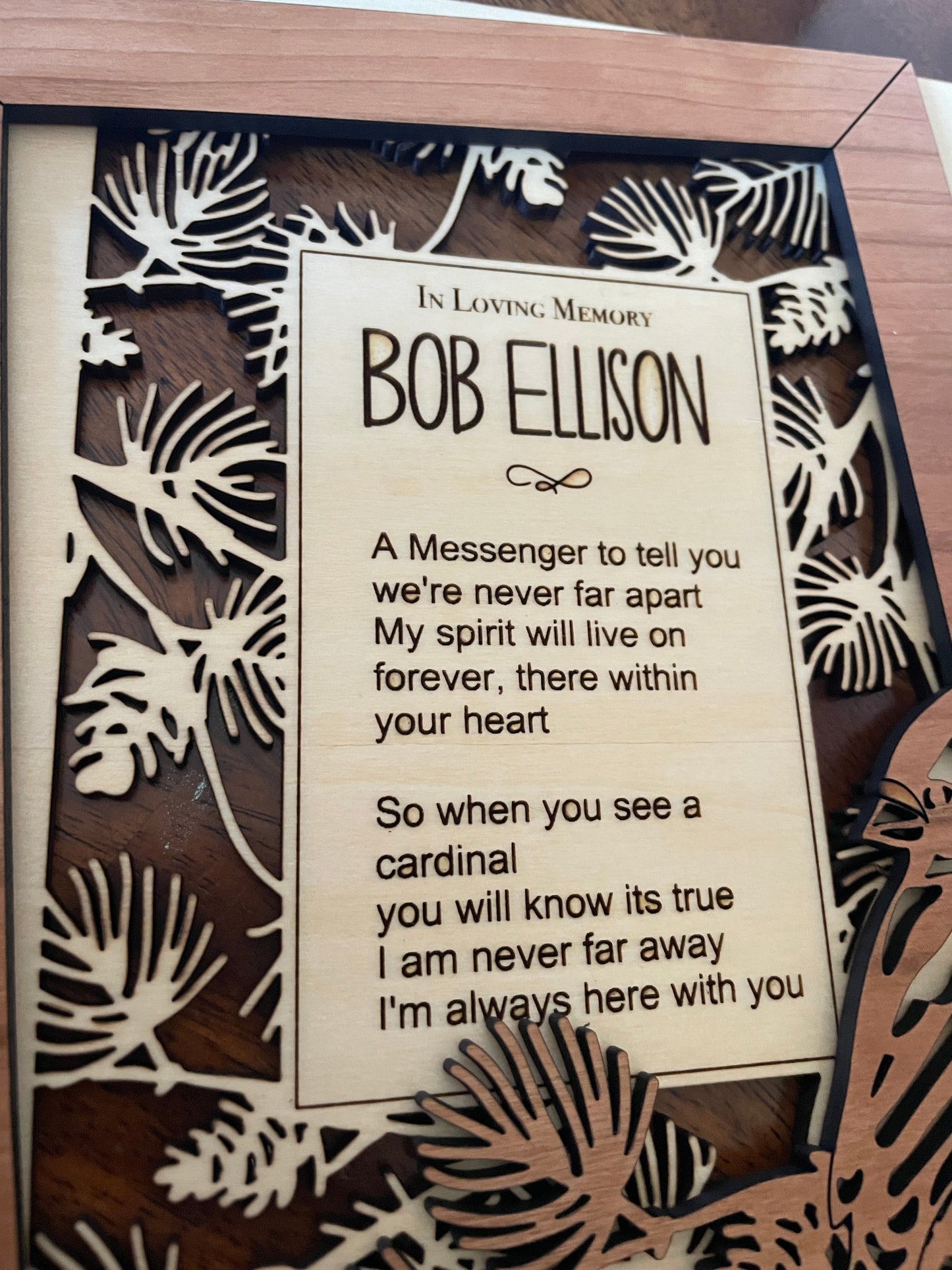 Personalized Memorial frame