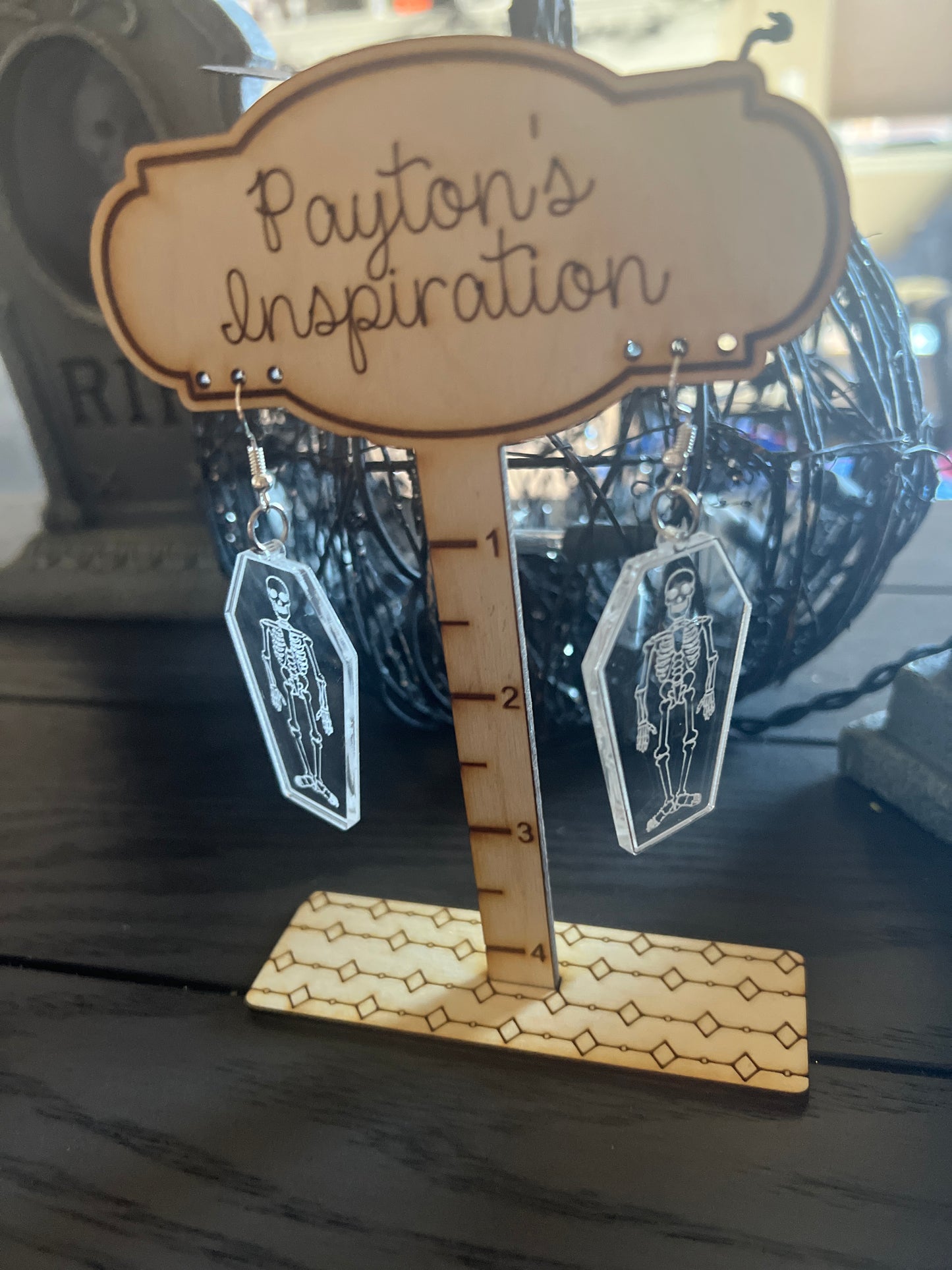 Skeleton earrings