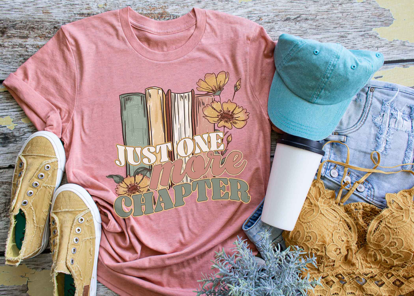 Just one more chapter-Full color tee
