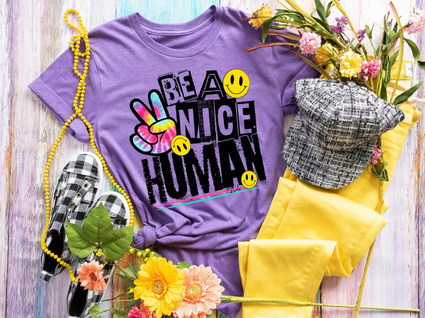 Be a Nice human short sleeve tee