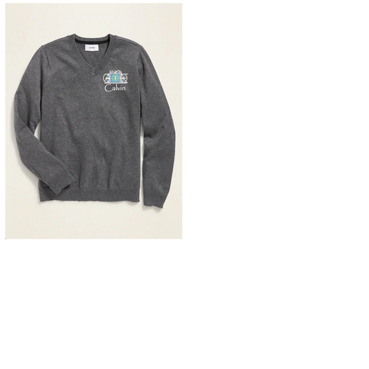 Seeds Academy Uniform-Boys sweater (charcoal)