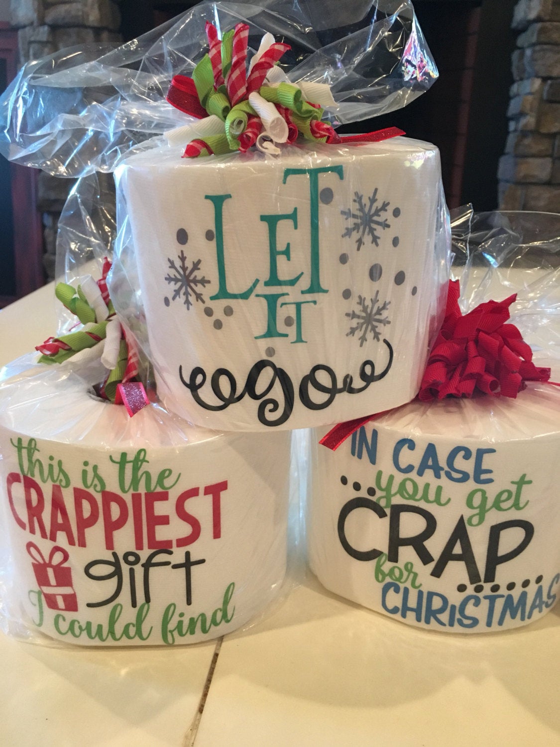 Christmas Toilet Paper Gag Gifts