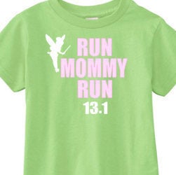 Tinkerbell run, baby marathon bodysuit, baby running shirt, running bodysuit,run mommy run, run disney, disney marathon,gift for runners