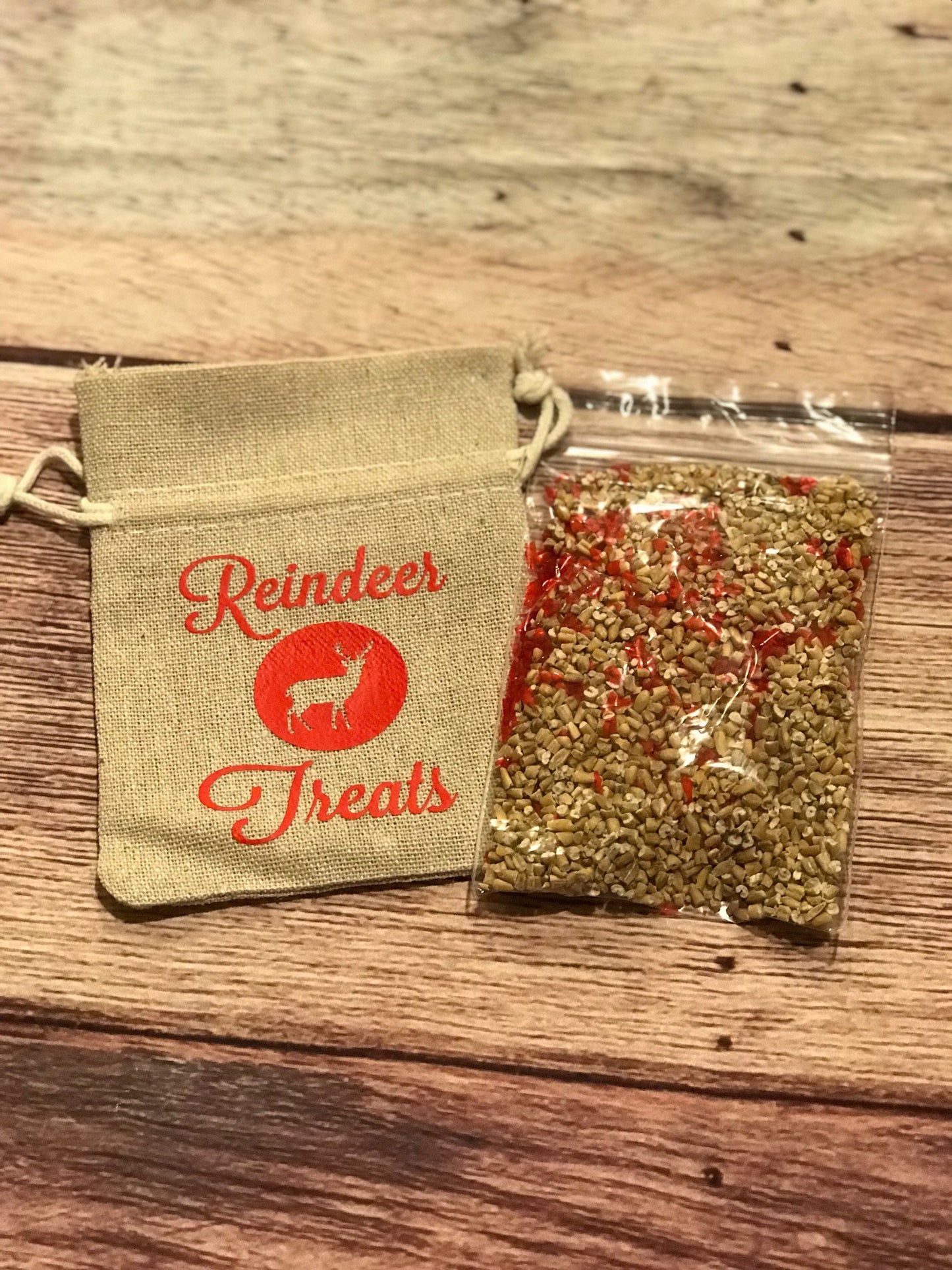 Reindeer food, christmas snacks for reindeer, stocking stuffer, santa tracker, deer food, gift for kids,cookies for santa, secret santa