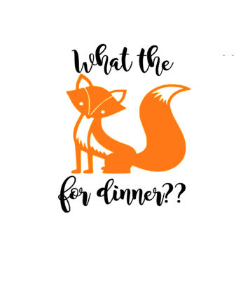 What the fox is for dinner IP decal