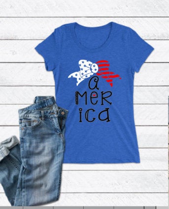 America shirt, womens patriotic shirt, fourth of july shirt, merica, womens 4th of july, independance day, flag shirt, red white and blue