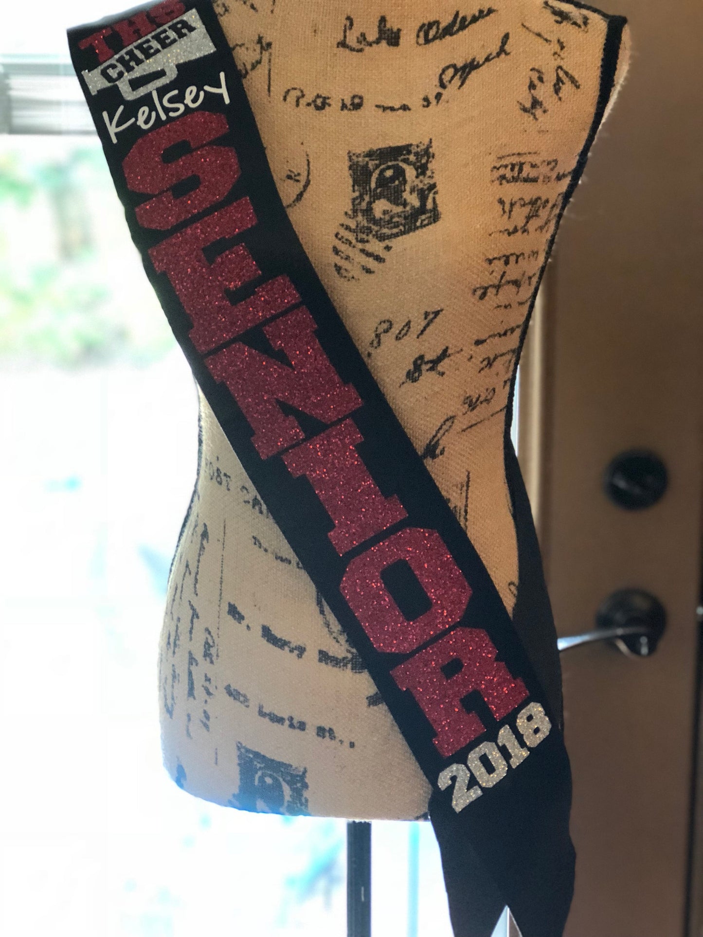 Senior sash, class of 2019, homecoming sash, senior shirt, graduation shirt, prom queen, gliter sash, back to school, bridesmaid sash