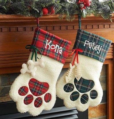 Cat and Dog pet stockings