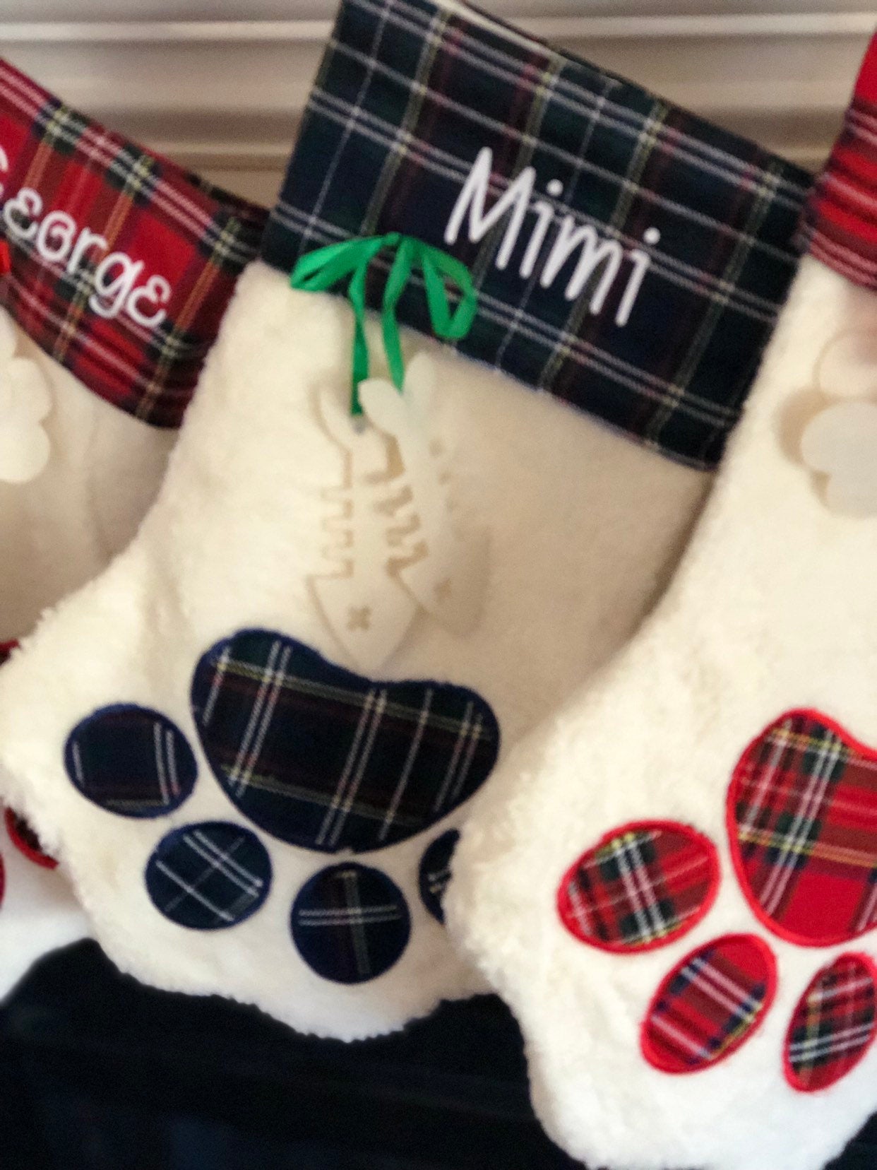 Cat and Dog pet stockings