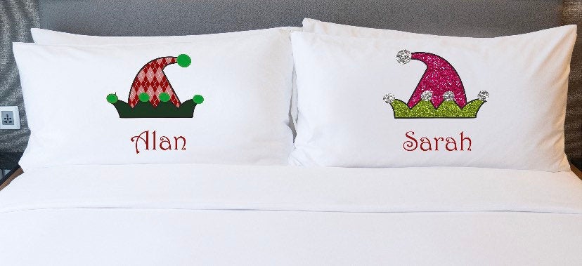 Set of 2 Christmas pillowcases
