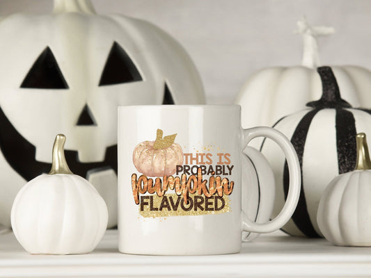 Fall pumpkin coffee mug