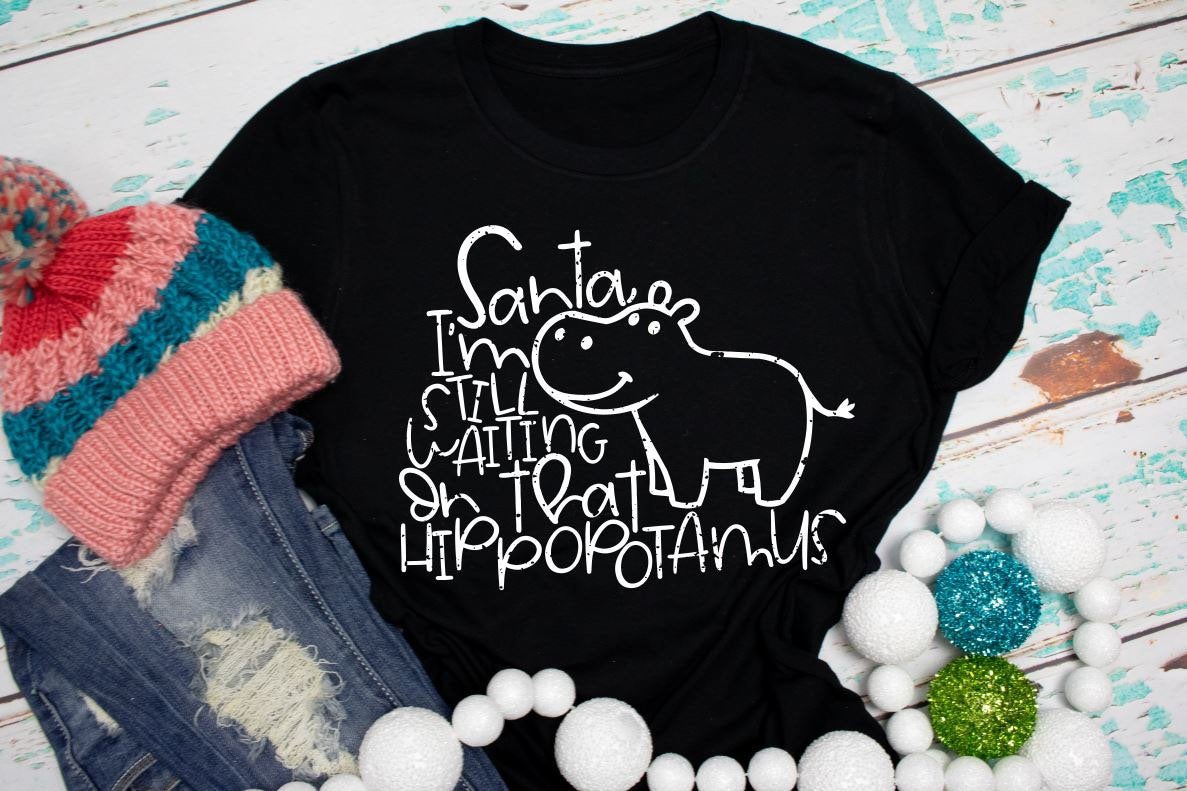Christmas Hippo shirt