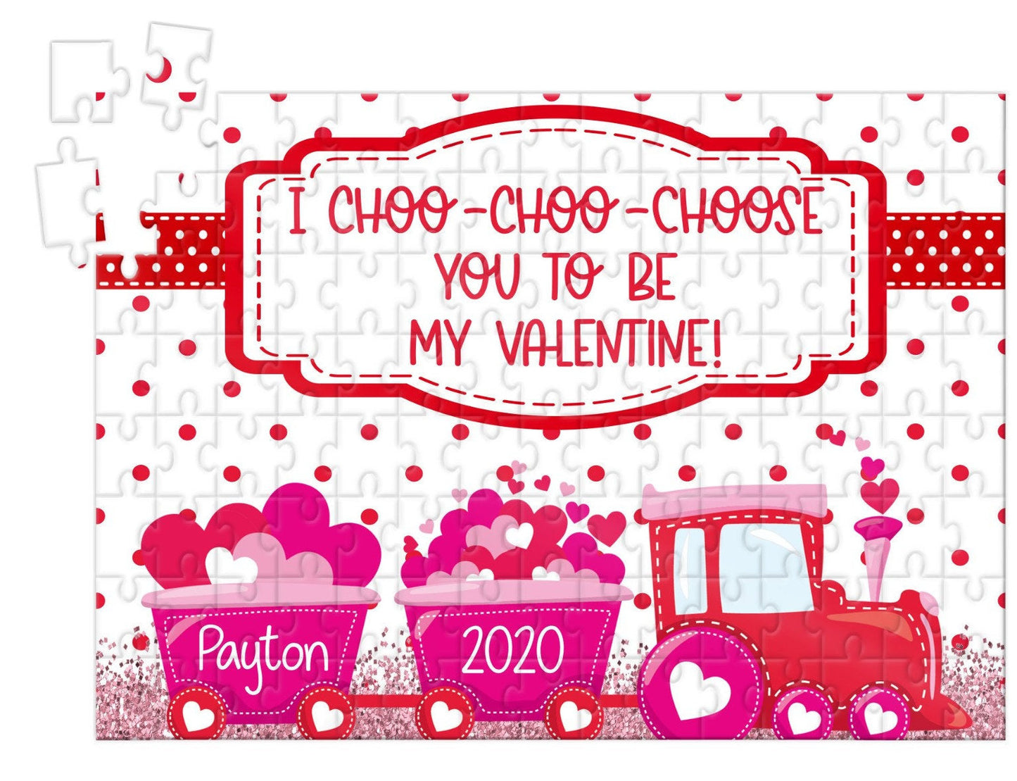 Valentine puzzle, teacher gift, valentine gift for teacher, personalized puzzle, class valentine gift, kids puzzle, valentine gift for kids,
